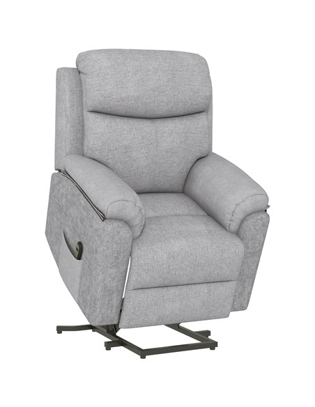 HOMCOM Electric Power Lift Armchair for Elderly with Remote Control, Grey - pic 24828 | FastDaddyshop