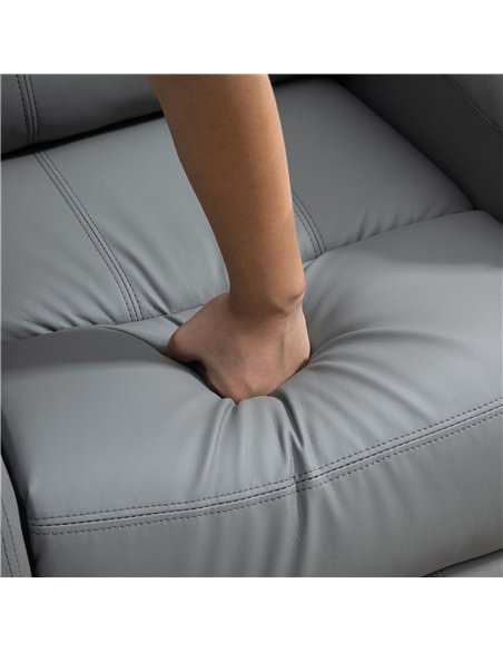 HOMCOM Electric Power Lift Recliner Chair Vibration Massage Reclining Chair with Remote Control and Side Pocket, Grey - pic 24899 | FastDaddyshop