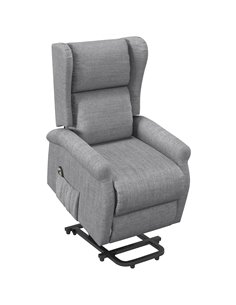 HOMCOM Power Lift Fabric Recliner Chair for the Elderly with Remote Control, Grey