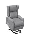 HOMCOM Power Lift Fabric Recliner Chair for the Elderly with Remote Control, Grey