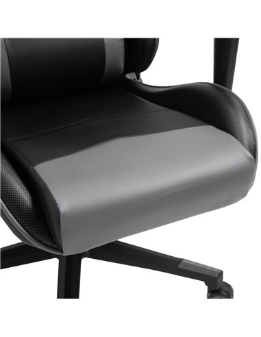 Vinsetto High Back Racing Gaming Chair, PU Leather Reclining Computer Chair with Head Pillow and Lumbar Support, Black