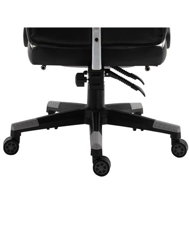 Vinsetto Ergonomic Gaming Chair with Footrest, Headrest, Lumbar Pillow, Grey