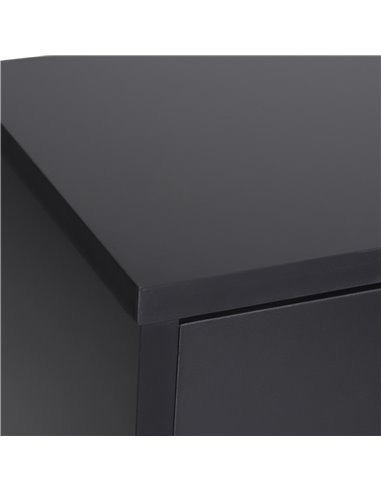 HOMCOM 2-Tier Shoe Cabinet Storage, Black 833-170BK