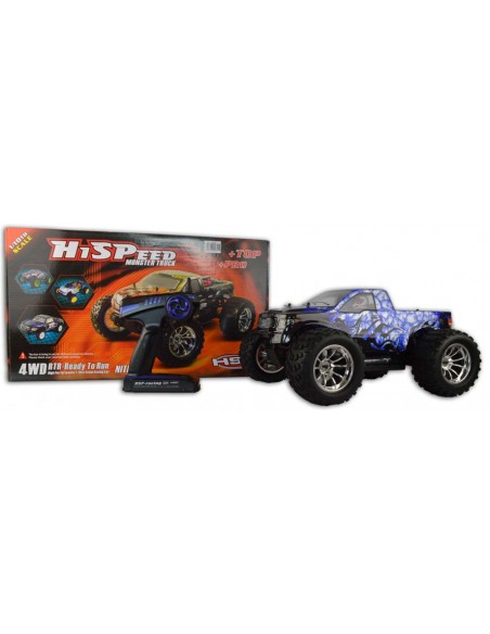 HSP Electric Radio Controlled Truck 2.4GHz Blue Ice Pro Brushless Version - photo02 - pic 2521 | FastDaddyshop