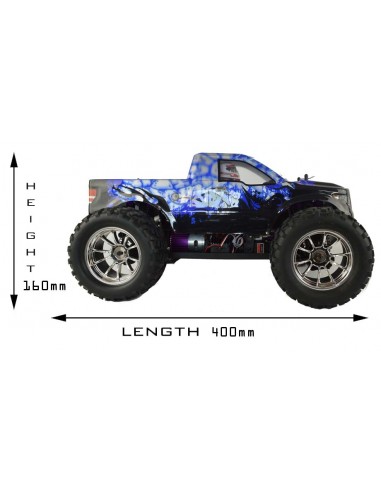 HSP Electric Radio Controlled Truck 2.4GHz Blue Ice Pro Brushless Version - photo03
