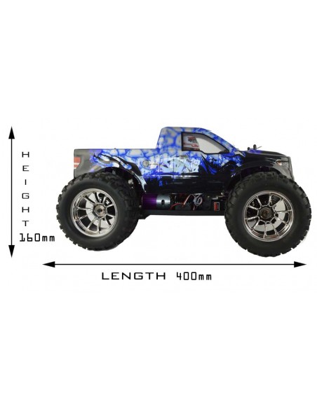 HSP Electric Radio Controlled Truck 2.4GHz Blue Ice Pro Brushless Version - photo03 - pic 2522 | FastDaddyshop