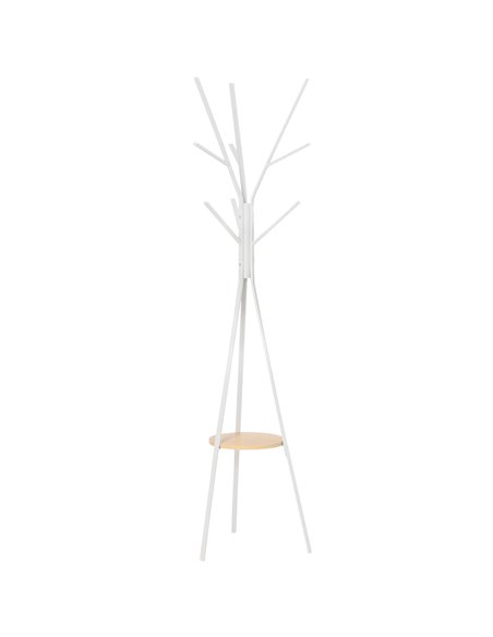 HOMCOM 180cm Free Standing Metal Coat Rack Stand Tree, White 831-174WT - pic 25548 | FastDaddyshop