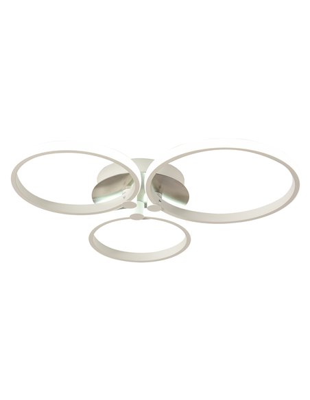 HOMCOM Modern Three Circle LED Ceiling Lamp Light with Metal Base B31-220 - pic 25692 | FastDaddyshop