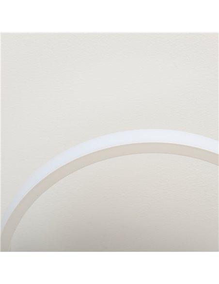HOMCOM Modern Three Circle LED Ceiling Lamp Light with Metal Base for Bedroom, Hallway, Dining Room, Living Room - pic 25700 | FastDaddyshop
