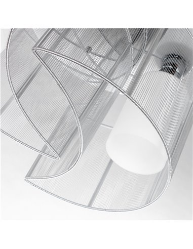 HOMCOM Modern Design Mini Style Flush Mount Ceiling Light White B31-004