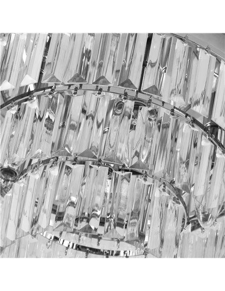 HOMCOM Round Crystal Ceiling Light, 7 Lights Chandelier B31-063 - pic 25780 | FastDaddyshop