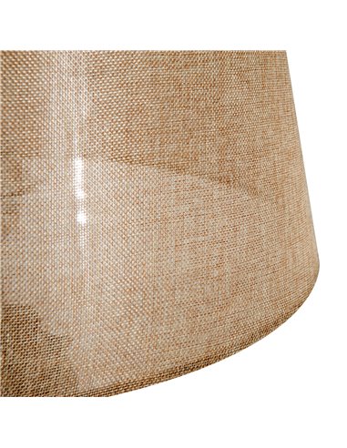 HOMCOM Tripod Floor Lamp E27 Bulb Compatible, Cream Shade B31-014CW