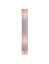 HOMCOM 120H cm Wooden Base Fabric Floor Lamp with Linen Fabric, Grey B31-027GY