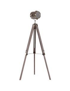 HOMCOM Vintage Tripod Floor Lamp, Retro Industrial Photography Light B31-077