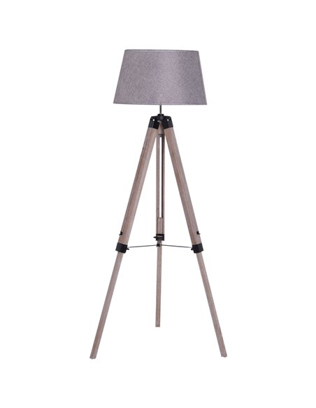 HOMCOM Wooden Adjustable Tripod Free Standing Floor Lamp B31-118V01 - pic 26025 | FastDaddyshop