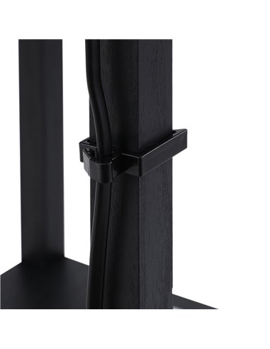 HOMCOM Modern Shelf Floor Lamp Soft Light 4-tier Open Shelves Living Room Storage Display