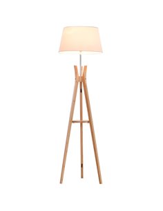 HOMCOM Tripod Floor Lamp Light E27 Base, 156cm, White B31-134