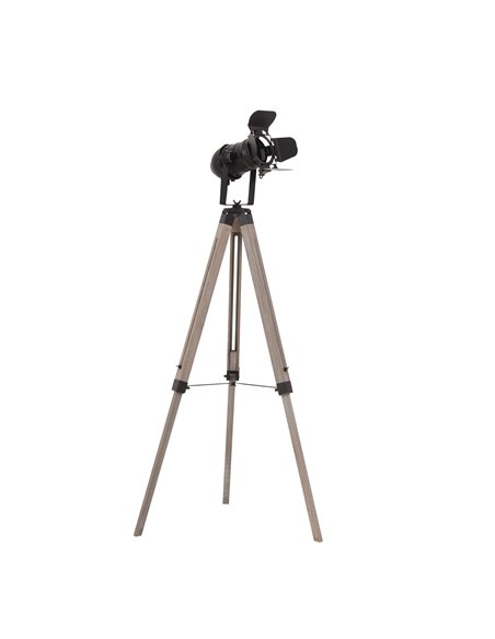 HOMCOM Industrial Style Tripod Floor Lamp, E27 Base B31-147V70 - pic 26088 | FastDaddyshop