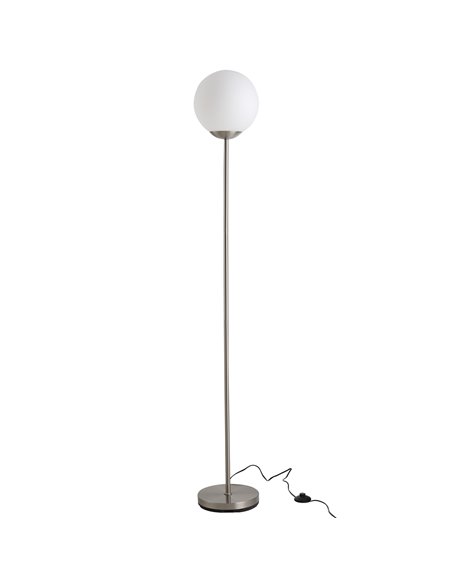HOMCOM 171cm Glass Globe Floor Lamp, Grey B31-171V70GY - pic 26114 | FastDaddyshop