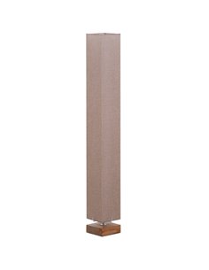 HOMCOM 120cm Tall Linen 2 Bulbs Floor Lamp, Cream B31-025V70CW