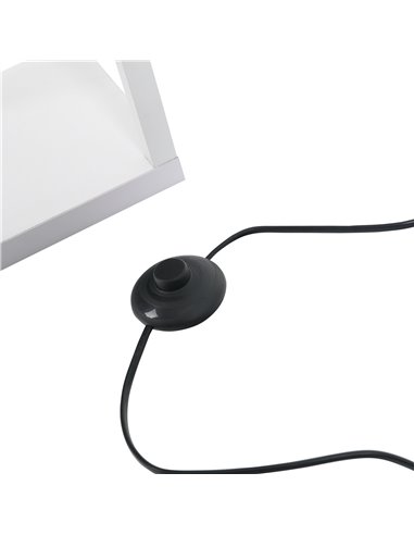 HOMCOM 4-Tier White Shelf Floor Lamp, Floor Light with Storage Shelf, Reading Standing Lamp