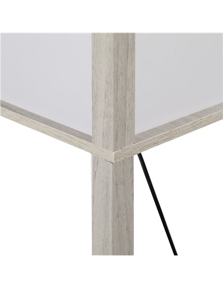 HOMCOM 4-Tier Floor Lamp with Storage Shelf, Oak 833-623V70AK - pic 26185 | FastDaddyshop