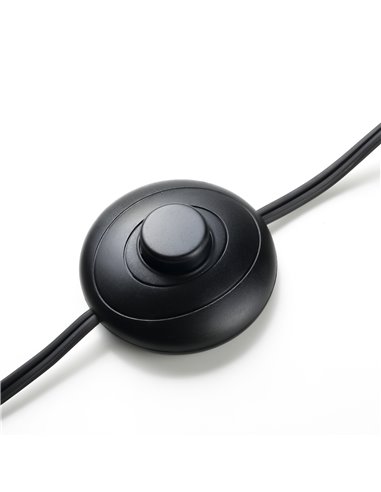 HOMCOM Modern Floor Lamp with Pedal Switch, Black B31-351V70BK