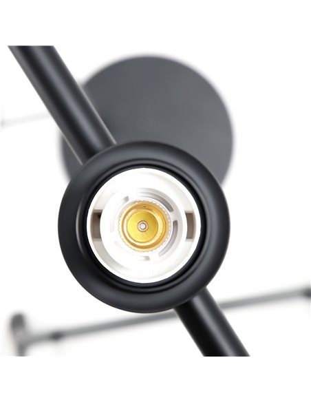 HOMCOM Modern Floor Lamp with Pedal Switch, Black B31-351V70BK - pic 26276 | FastDaddyshop