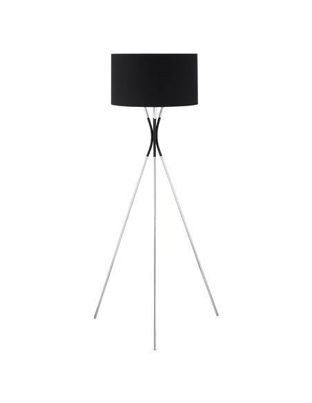 HOMCOM Modern Tripod Floor Lamp with E27 Base, Black B31-370V70 - pic 26304 | FastDaddyshop