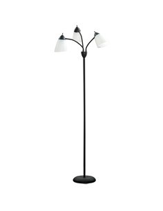 HOMCOM Arc Tree Floor Lamp with 3 Adjustable Rotating Lights, Black B31-389V70