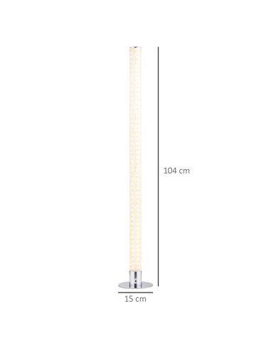 HOMCOM RGB Dimmable LED Corner Lamp with Remote Control B31-364V70