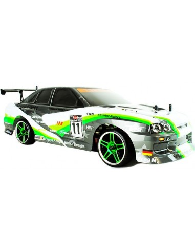 HSP Green Nissan Skyline RTR Electric Radio Controlled Drift Car 2.4GHz - photo04