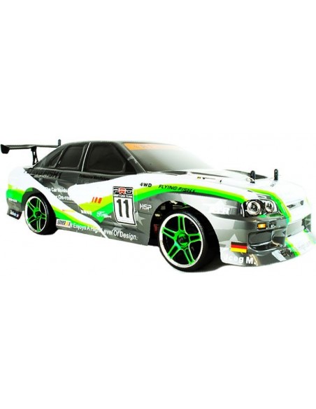 HSP Green Nissan Skyline RTR Electric Radio Controlled Drift Car 2.4GHz - photo04 - pic 2637 | FastDaddyshop
