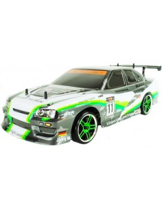 HSP Green Nissan Skyline RTR Electric Radio Controlled Drift Car 2.4GHz - photo01