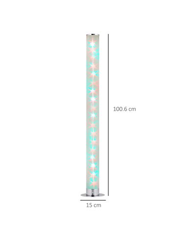 HOMCOM RGB Dimmable Corner LED Lamp with Remote Control B31-360