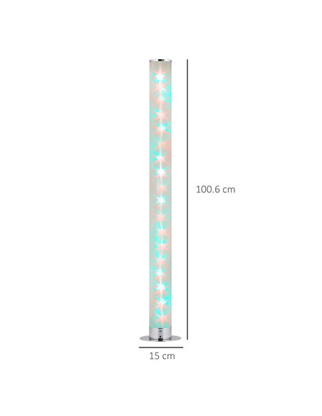 HOMCOM RGB Dimmable Corner LED Lamp with Remote Control B31-360 - pic 26405 | FastDaddyshop