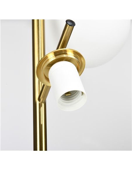 HOMCOM Modern 3-Light Tree Floor Lamp, Gold Tone B31-319V70GD - pic 26447 | FastDaddyshop