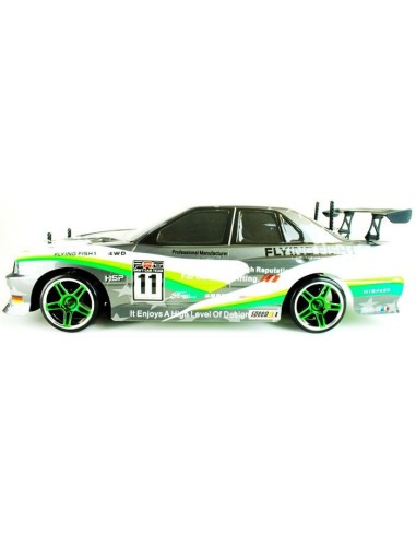 HSP Green Nissan Skyline RTR Electric Radio Controlled Drift Car 2.4GHz - photo05