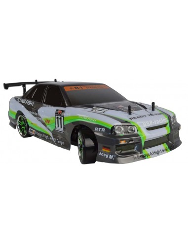 HSP Green Nissan Skyline RTR Electric Radio Controlled Drift Car 2.4GHz - photo06