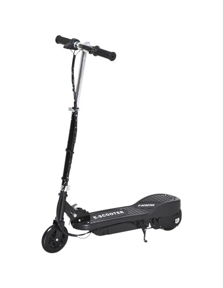 HOMCOM Kids Folding Electric Scooter 2x12V, 120W with Adjustable Height, PU Wheels, for 7-14 yrs, Black - pic 26898 | FastDaddyshop