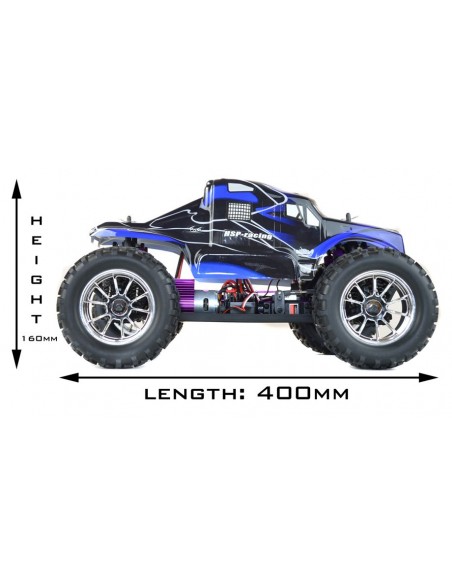 HSP Bug Crusher Electric Radio Controlled Monster Truck 2.4GHz with Free Spare Battery - photo03 - pic 2716 | FastDaddyshop