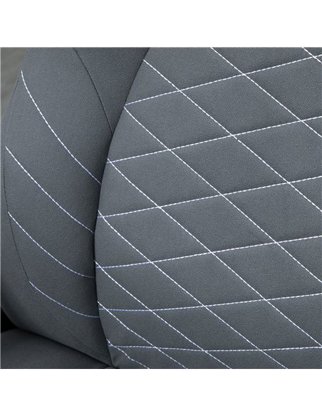 Vinsetto Home Office Desk Chair, Computer Chair with Flip Up Armrests, Swivel Seat and Tilt Function, Dark Grey - pic 27293 | FastDaddyshop