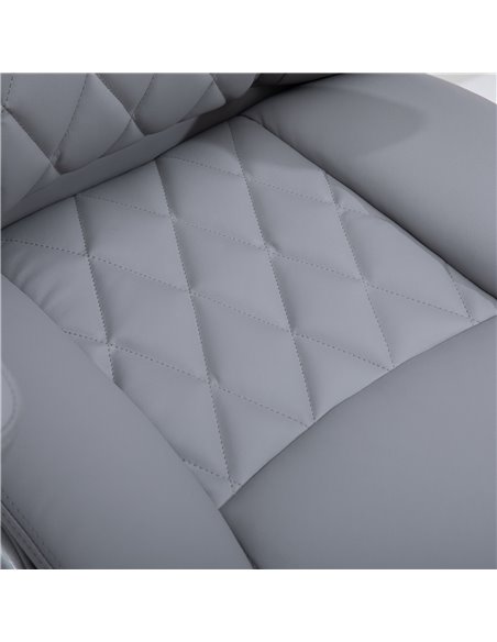 Vinsetto High Back Executive PU Leather Ergonomic Office Chair, Grey - pic 27329 | FastDaddyshop
