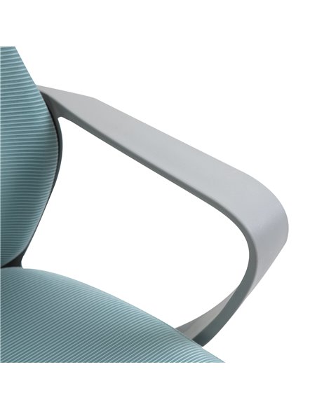 Vinsetto Ergonomic Office Chair w/ Wheel, High Mesh Back, Adjustable Height Home Office Chair - Blue - pic 27338 | FastDaddyshop