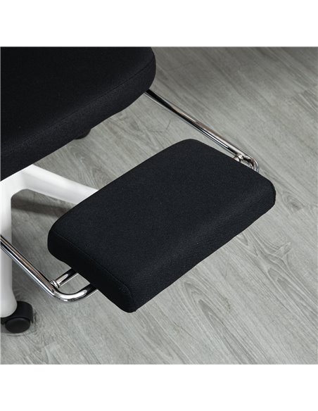 Vinsetto Mesh Reclining Office Chair with Adjustable Headrest, Lumbar Support, Foot Rest, Adjustable Height, Black - pic 27518 | FastDaddyshop