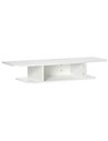 HOMCOM Floating TV Unit Stand for TVs up to 40", Wall Mounted Media Console with Storage Shelf, Entertainment Center, White