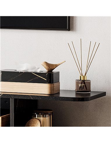 HOMCOM Floating TV Unit Stand for TVs up to 40", Wall Mounted Media Console with Storage Shelf, Entertainment Center, Black