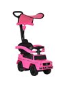 HOMCOM Compatible Ride-On Push Along Car Mercedes-Benz G350, Foot to Floor Slider, Pink
