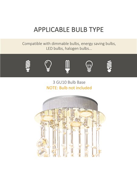HOMCOM Spiral Crystal Chandelier 160 Octagons, Silver 02-0302 - pic 28217 | FastDaddyshop