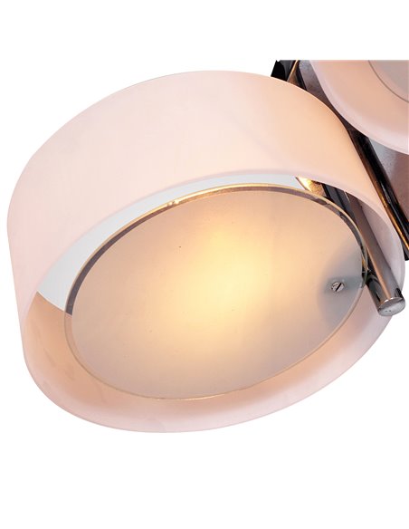 HOMCOM Acrylic Lamp, Indoor 3 Light, Pendant Chandelier Flush Mount with Chrome Finish - pic 28227 | FastDaddyshop